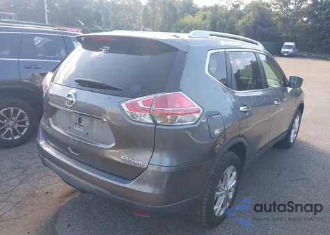 2015 Nissan Rogue Sv из США, поврежденный, VIN KNMAT2MV9FP518962